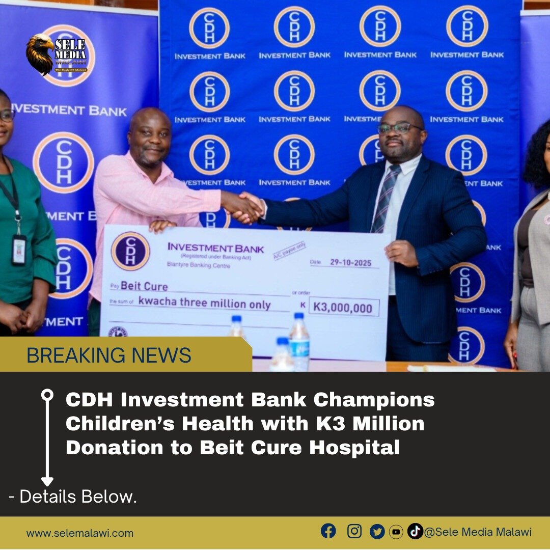 CDH Investment Bank Champions Children’s Health with K3 Million Donation to Beit Cure Hospital